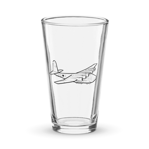 Mysterious Aircraft Designation  Shaker Pint Glass