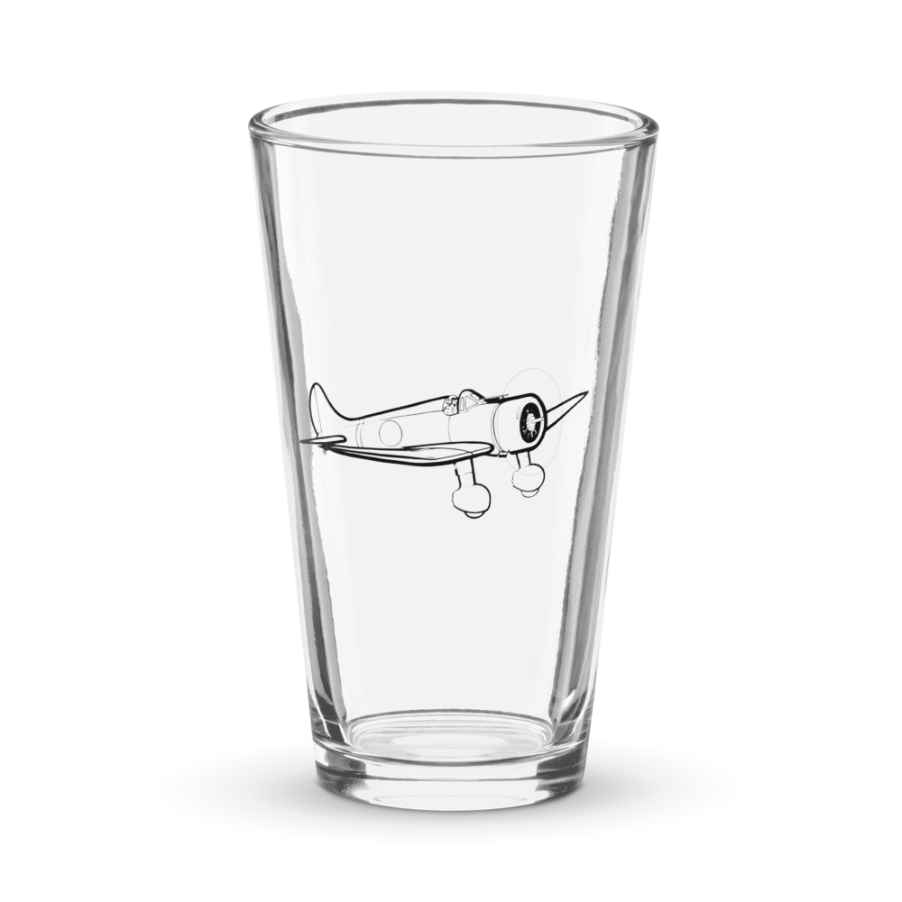 Mitsubishi A5M Claude - Air Superiority Pioneer  Shaker Pint Glass 