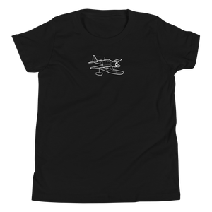 Mitsubishi A6M Rufe Seaplane Fighter Youth T-Shirt