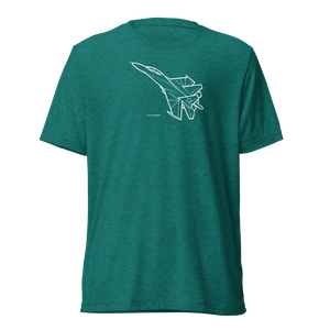 Sukhoi SU-27 Flanker Tri-blend T-Shirt