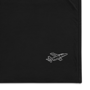 PZL I-22 Iryda - Polish Jet Trainer Port Authority Embroidered Premium Sherpa Blanket
