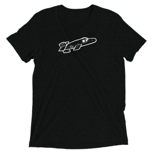 Bachem Natter Rocket Interceptor Tri-blend T-Shirt