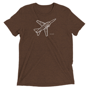 MiG-23 Flogger Fighter 3 Tri-blend T-Shirt