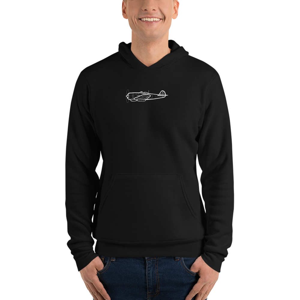 Nakajima KI-84 Frank 2 Bella + Canvas Hoodie 