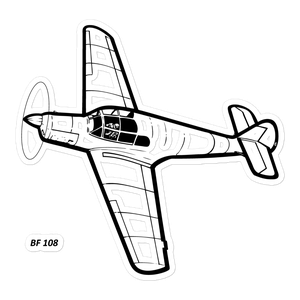 Messerschmitt BF 108 Taifun Sticker