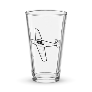 Messerschmitt BF 108 Taifun  Shaker Pint Glass
