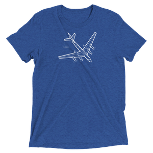 Tupolev TU-95 Bear Strategic Bomber Tri-blend T-Shirt