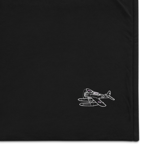 Arado AR 196 Seaplane Scout Port Authority Embroidered Premium Sherpa Blanket