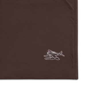 Arado AR 196 Seaplane Scout Port Authority Embroidered Premium Sherpa Blanket