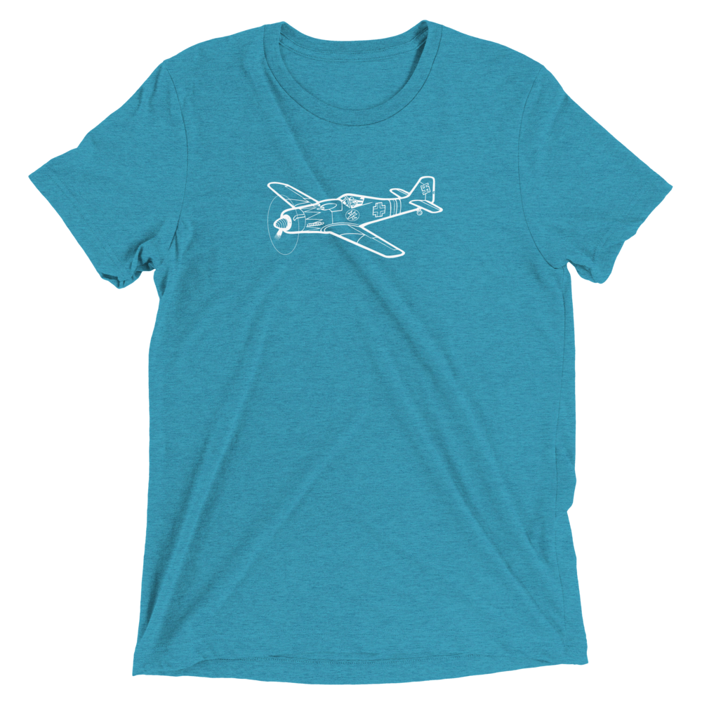 Focke-Wulf FW 190 Butcher Bird 4 Tri-blend T-Shirt 