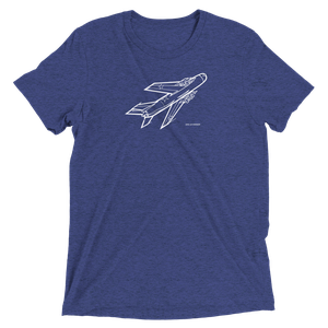 MiG-19 Farmer Supersonic Fighter Tri-blend T-Shirt