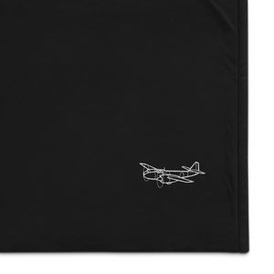 Mitsubishi KI-83 Heavy Fighter Port Authority Embroidered Premium Sherpa Blanket