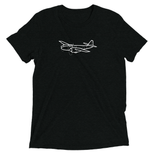 Mitsubishi KI-83 Heavy Fighter Tri-blend T-Shirt