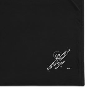 Focke-Wulf FW 190 Butcher Bird Port Authority Embroidered Premium Sherpa Blanket