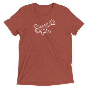 Mitsubishi KI-15 BABS Tri-blend T-Shirt