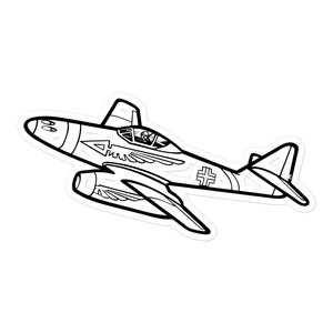Messerschmitt Me 262 Jet Fighter Sticker