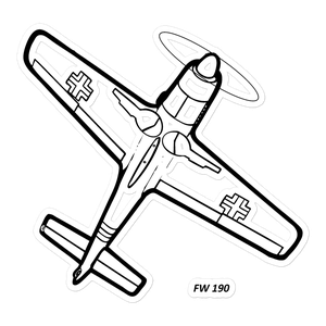 Focke-Wulf FW 190 Butcher Bird 2 Sticker