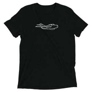 MiG-17 Soviet Jet Fighter Tri-blend T-Shirt