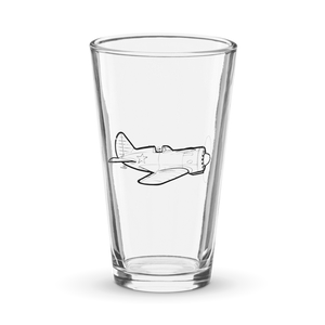 Polikarpov I-16 Fighter Legend  Shaker Pint Glass