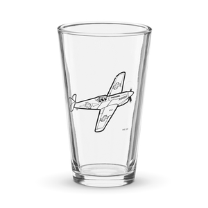 Messerschmitt Bf 109 Fighter 5  Shaker Pint Glass