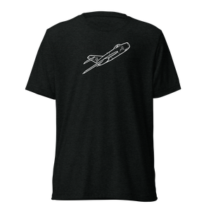 MiG-15 Soviet Jet Fighter Tri-blend T-Shirt