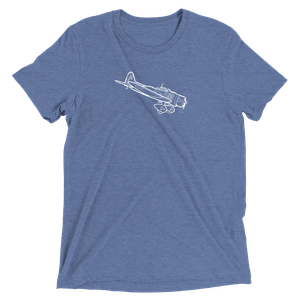 Aichi D3A 'Val' Dive Bomber Tri-blend T-Shirt