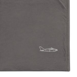 Cessna C-310 Light Twin Port Authority Embroidered Premium Sherpa Blanket