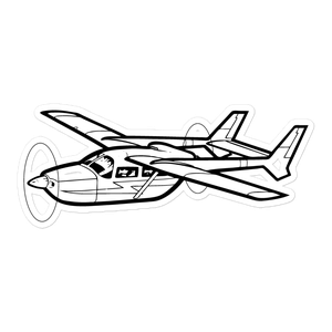 Cessna Skymaster Icon Sticker