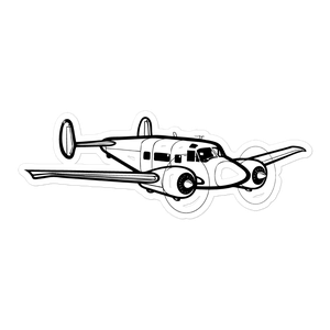Beechcraft Super 18 Legend Sticker
