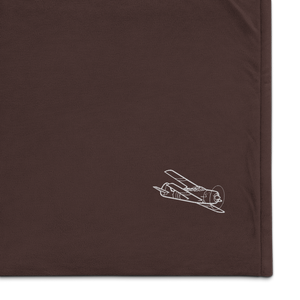 Rutan Lionheart Retro Innovator Port Authority Embroidered Premium Sherpa Blanket
