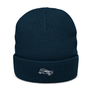 Cessna C-170 Classic Sky Pioneer 2 Atlantis Recycled Cuffed Beanie