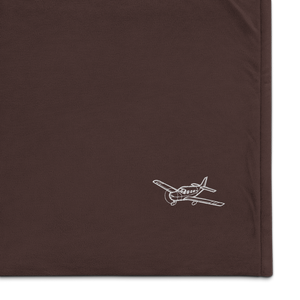 Piper Saratoga Luxury Performer Port Authority Embroidered Premium Sherpa Blanket