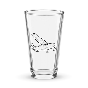 Cessna Stationair C-206 2  Shaker Pint Glass