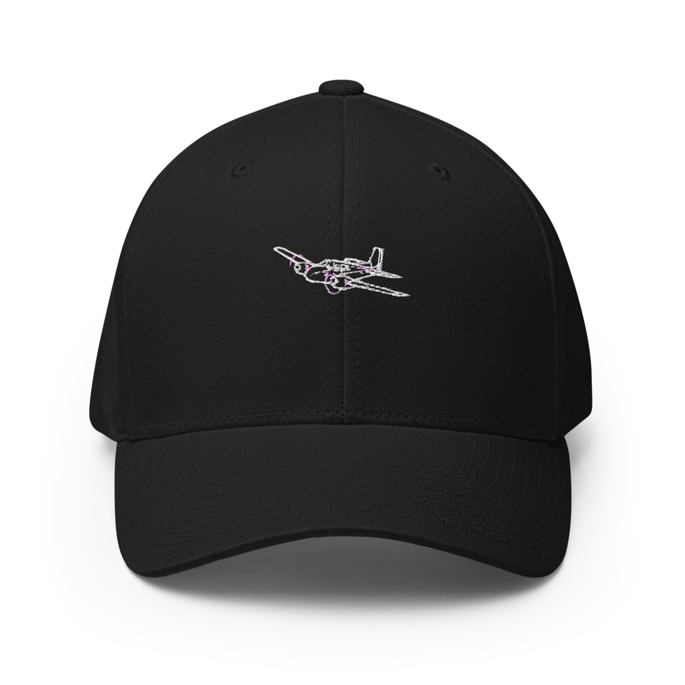Beechcraft Twin Bonanza Powerhouse 2 Flexfit Hat 