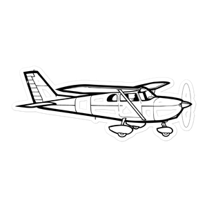 Cessna Skyhawk C-172 3 Sticker