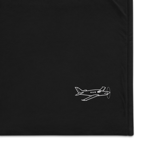 Kestrel JP10 Turboprop Marvel Port Authority Embroidered Premium Sherpa Blanket