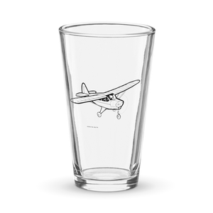Piper Tri-Pacer Classic  Shaker Pint Glass