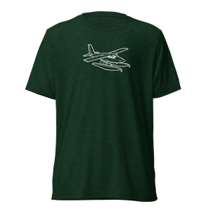 Turbo Beaver Bush Plane Tri-blend T-Shirt