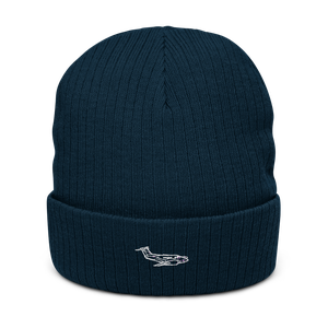 Beechcraft King Air Excellence Atlantis Recycled Cuffed Beanie