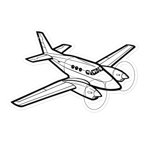 Beechcraft C-90 King Air Excellence Sticker