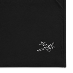 Beechcraft C-90 King Air Excellence Port Authority Embroidered Premium Sherpa Blanket