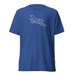 Piper PA-38 Tomahawk Trainer Tri-blend T-Shirt