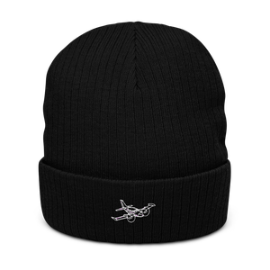 Cessna 411 Light Twin Atlantis Recycled Cuffed Beanie