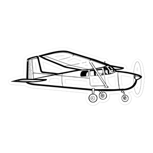 Cessna Skyhawk: Aviation Icon 2 Sticker