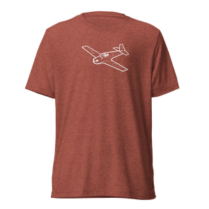 Mooney Mite: Solo Flight Icon Tri-blend T-Shirt