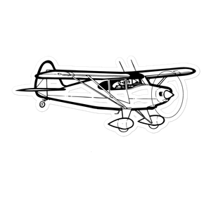 Piper Pacer - Aviation Icon Sticker