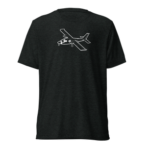 Vulcanair P-68 Observer: Aerial Versatility Tri-blend T-Shirt