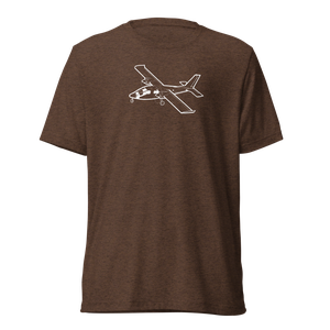 Vulcanair P-68 Observer: Aerial Versatility Tri-blend T-Shirt