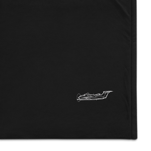 Beechcraft King Air 200 Luxury Port Authority Embroidered Premium Sherpa Blanket