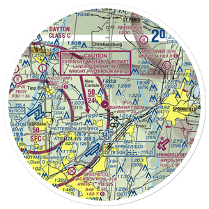 Andy Barnhart Memorial Airport (3OH0) VFR Sectional Sticker (30 mile)